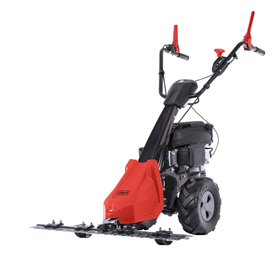 Benzinbetriebener Sensenmäher mit Antrieb Scheppach BMS196-88