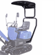 Dach für EXC815 Minibagger Scheppach SCH7915001704