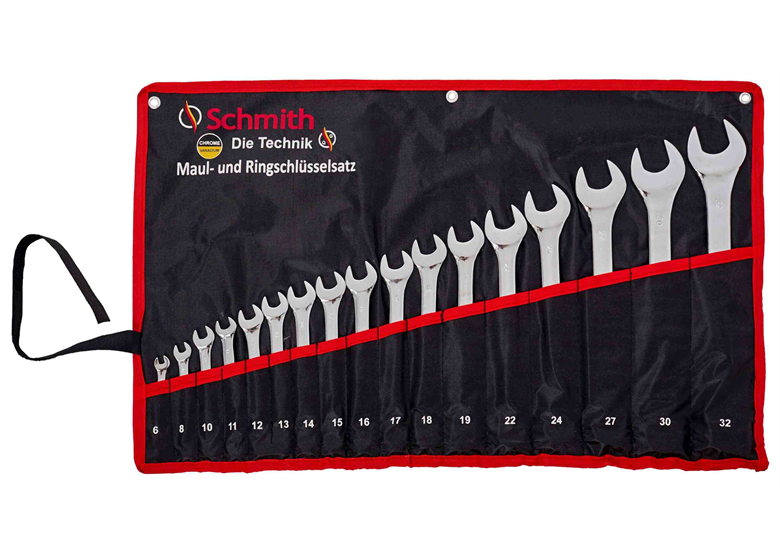 Ringmaulschlüssel Set 17 Stück Schmith SQKPO-02