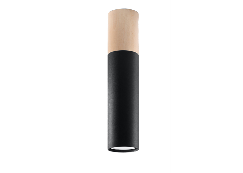 Deckenleuchte PABLO schwarz Sollux Lighting Peach Puff