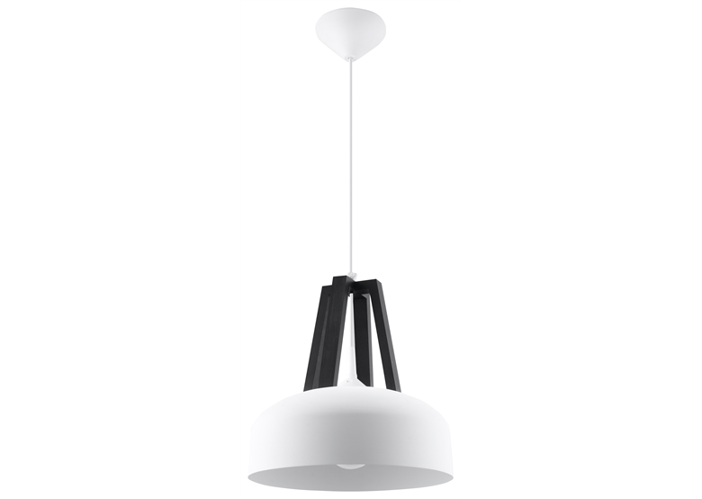 Pendelleuchte CASCO weiß/schwarz Sollux Lighting Peach Puff
