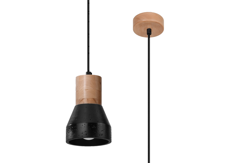 Pendelleuchte QUBIC schwarz Sollux Lighting Persian Indigo