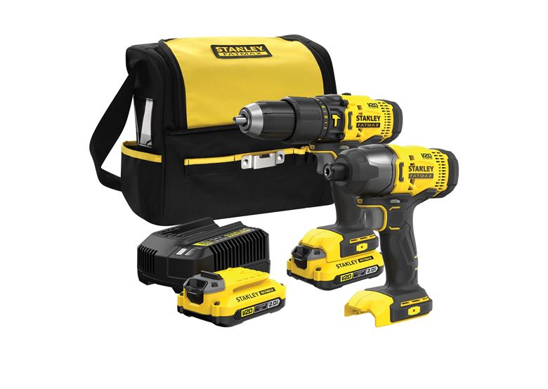 Werkzeugset 18V Stanley FatMax V20 SFMCK465D2S 2x2.0Ah