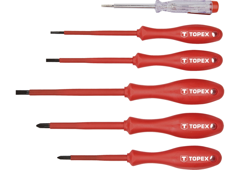 Schraubendreher 6 Stück 1000 V Topex 39D155