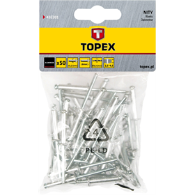 Alunieten 4.8 mm x 28 mm, 50 Stck. Topex 43E509