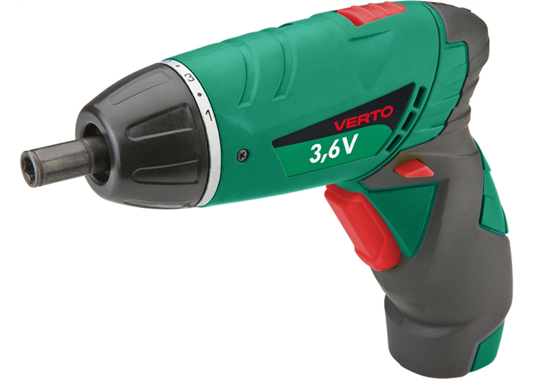 Akku-Bohrschrauber 3.6V, Li-Ion/1.3Ah Verto 50G137