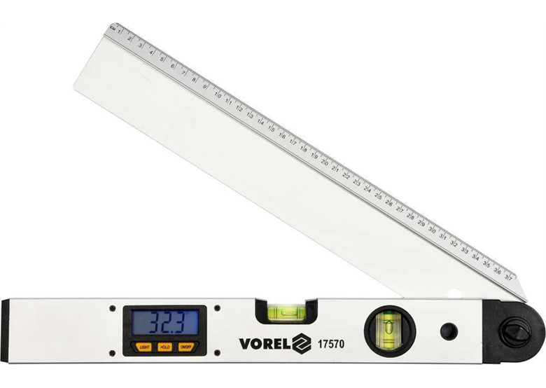 Elektronisches Winkelmesser mit Wasserwaage Vorel 17570