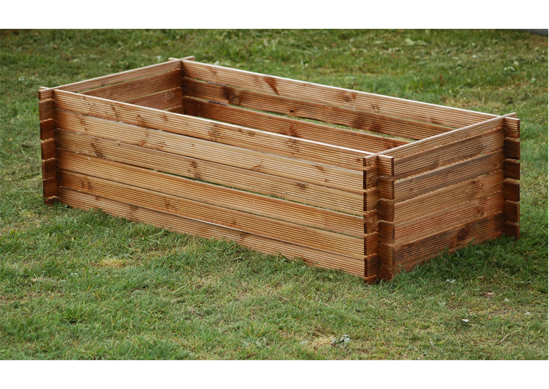 Holz-Komposter geriefelt Werth-Holz 85x170x48