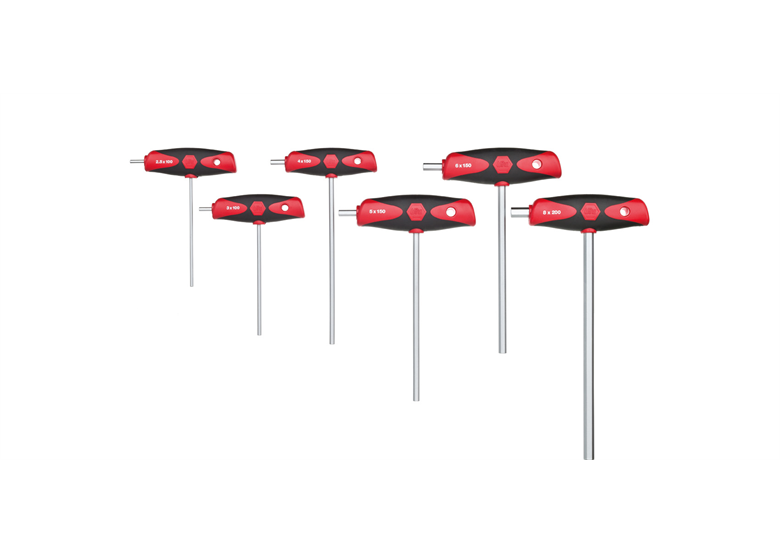 Sechskant-Schraubendrehersatz mit ComfortGrip, 6-tlg. Wiha WH-26247