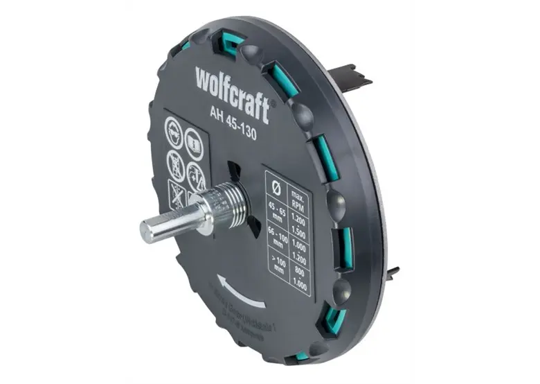 Lochsäge, verstellbar 45-130 mm Wolfcraft WF5978000