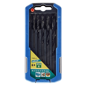 Spiralbohrer HSS 2-3-4-5-6-8 Wolfcraft WF7105000