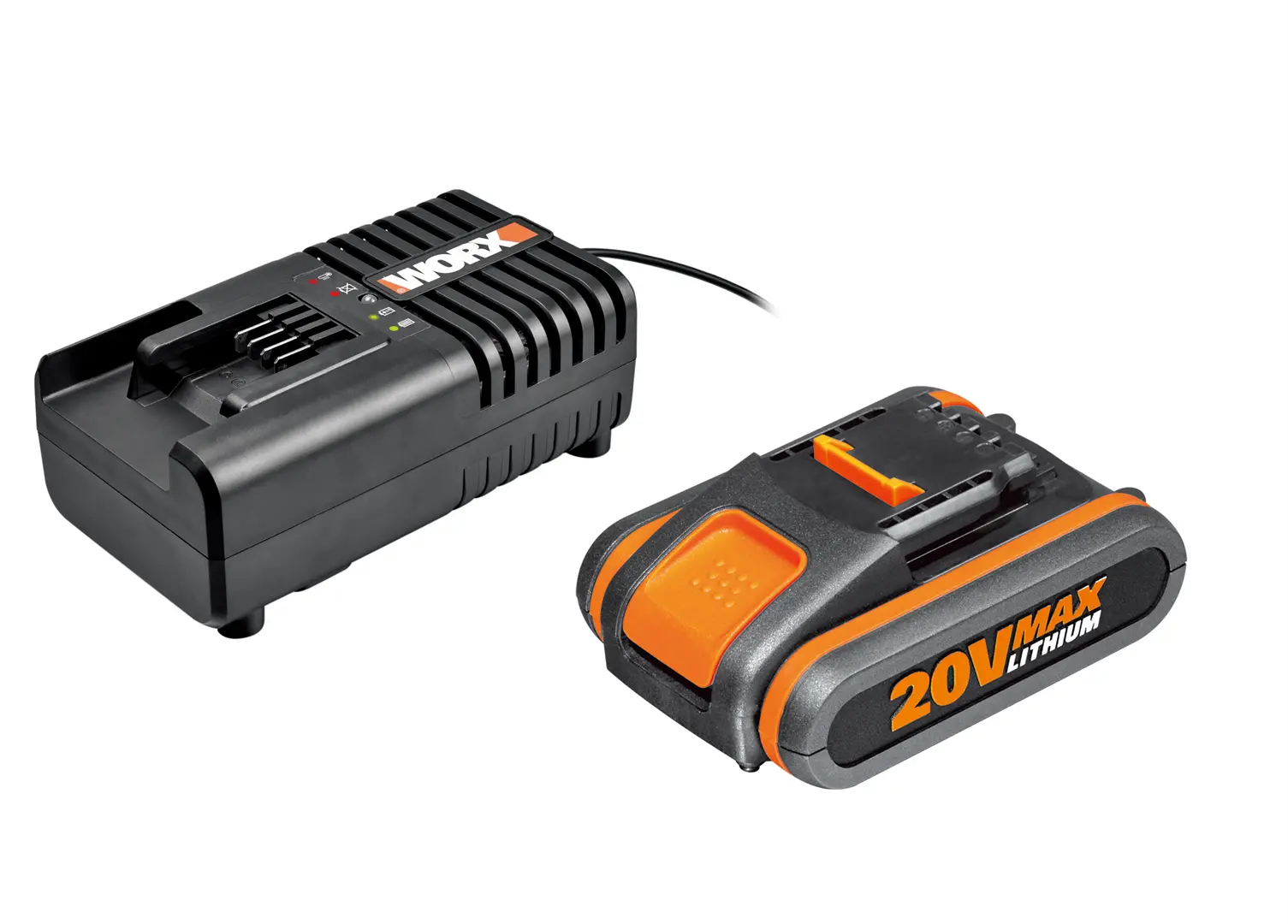 Akku 20V 2.0Ah mit Ladegerät Worx Power Share WA3601