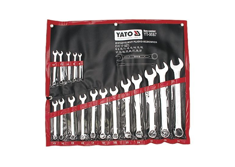 Flach- Ringschlüssel 8-32 mm Set Yato YT-0067