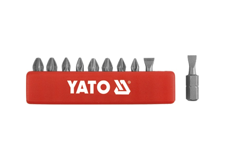 Schraubendreherklingen-Satz 25mm 10 Stück Yato YT-0482