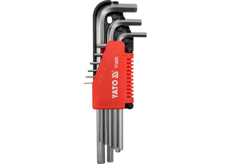 Hex- Schlüssel 9-teilig 1,5-10 mm CRV Yato YT-0500