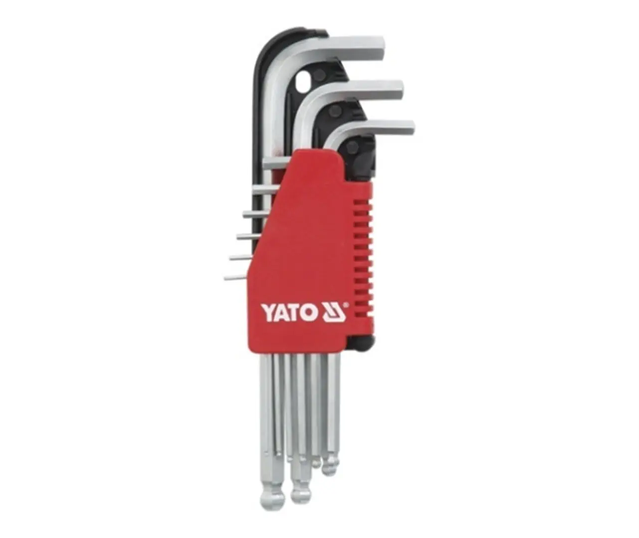 Hex- Schlüssel 9-teilig Kugel 1,5-10 mm CRV Yato YT-0505