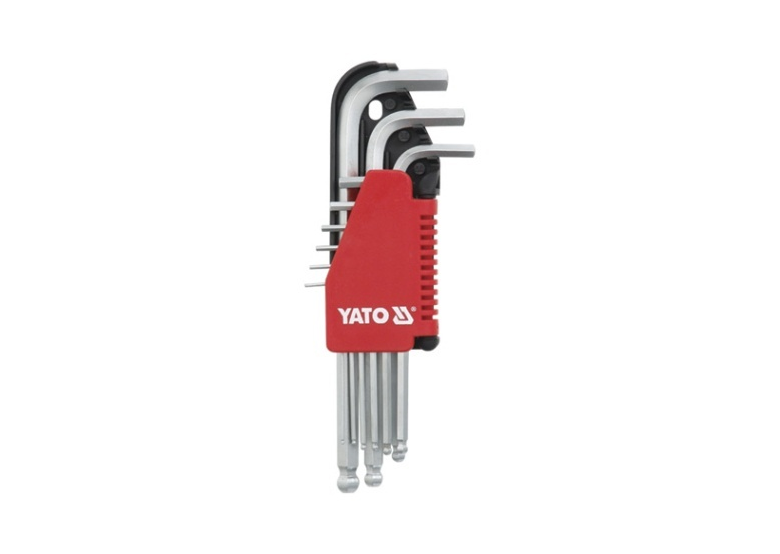 Hex- Schlüssel 9-teilig 1,5-10 mm lang CRV Yato YT-0506