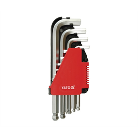 Hex- Schlüssel 10- teilig 2-12 mm CRV Yato YT-0509
