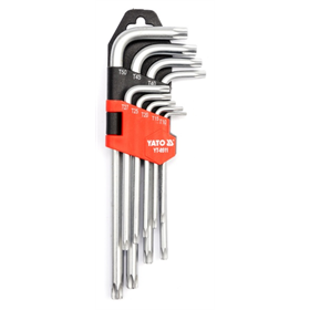 Torx-Schlüssel 9-teilig T10-T50 CR-V Yato YT-0511