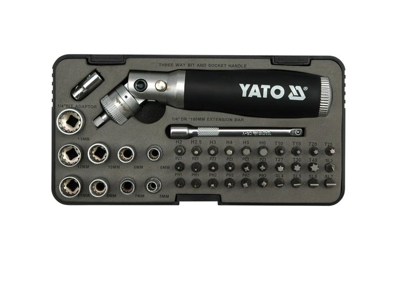 42-tlg. Set Schraubendreher mit Ratsche Yato YT-2806