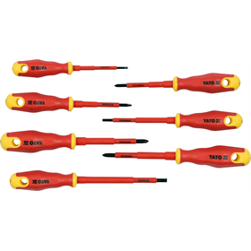 Schraubendreher Satz, 1000V, isoliert, 7 Stck. Yato YT-2828