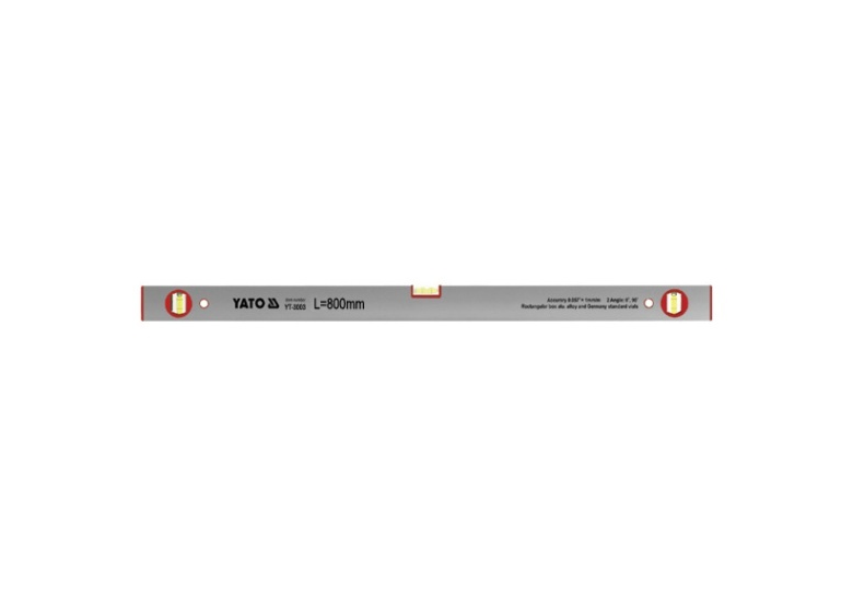 Alu- Wasserwaage, 3 Libelle Yato YT-3003
