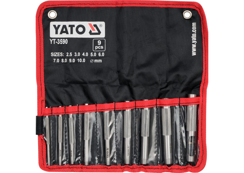 9-tlg. Meißel für Leder Yato YT-3590
