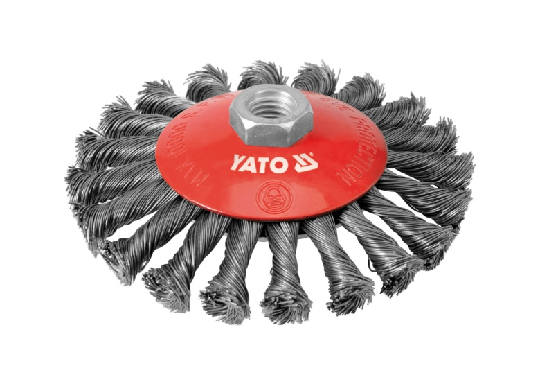 Bürstenscheibe 125 mm mit Gewinde m14 Yato YT-4764