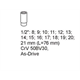 Schublade- Einlage 1/2" 14- teilig Yato YT-5539
