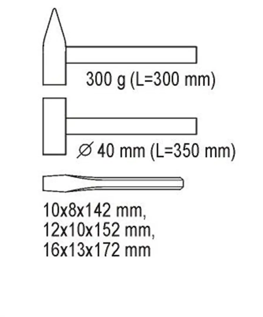 Schublade- Einlage 5- teilig Yato YT-5540