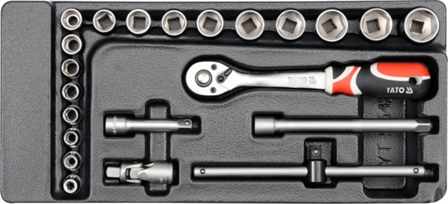 Schublade-Einlage 3/8" 22-teilig Yato YT-5542