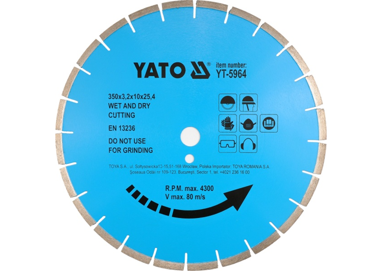 Diamant- Trennscheibe Yato YT-5964