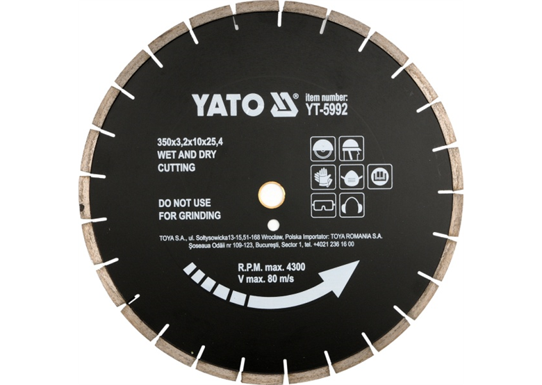 Diamant- Trennscheibe Yato YT-5992
