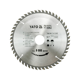 Kreissäge mit Karbid 184x30mm T50 Yato YT-6062