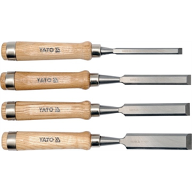 Meißel für Holz Set (Satz) crv 10-16-20-25 mm Yato YT-6260