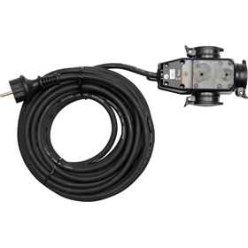 Verlängerungskabel mit Splitter 20m Yato YT-81162