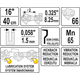 Ersatzkette für Kettensäge 16" 0.325" Yato YT-84942