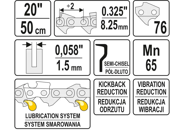 Sägekette Yato YT-84944